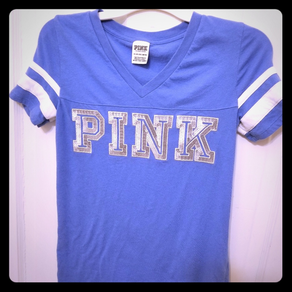 VS PINK bling boyfriend tee